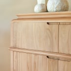Achille - Sideboard in solid teak, 120 cm