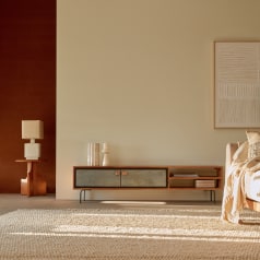 Temis - Meuble TV en acacia 160 cm