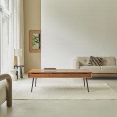 Simen - Table basse en acajou