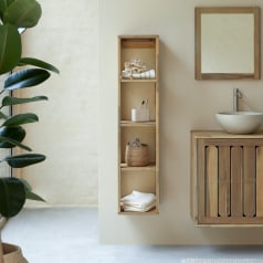 Lila - Columna de acacia maciza