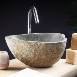 Nobu - River stone hand basin