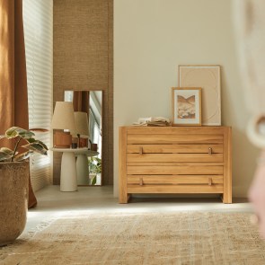 Minimalys - Cassettiera per bambini in teak massello