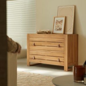 Minimalys - Chest of drawers in solid teak