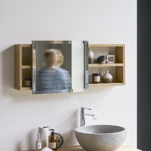 Typo - Solid Teak Bathroom Cabinet
