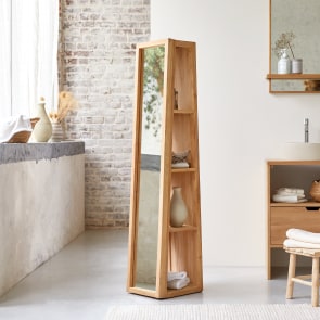Twig - Solid teak oblique Column