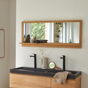 Easy - Solid oak Mirror 120x50 cm