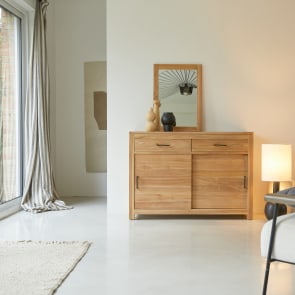 Maë - Solid teak sideboard 120 cm