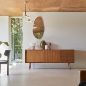 Magda 50's - Sideboard in solid mahogany - 200 cm