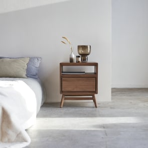 Twist - Solid teak bedside table