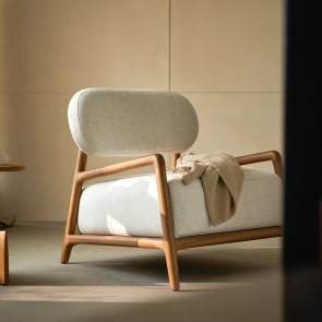 Romane - Fauteuil van massief mindi