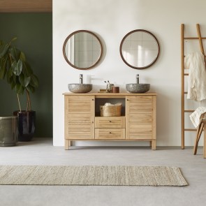 Soho - Solid oak vanity unit 125 cm