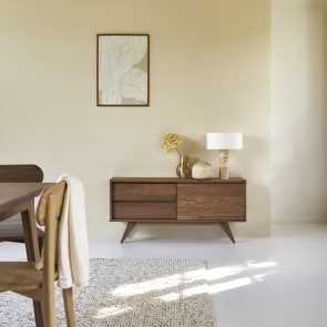 Esmée - Solid walnut Sideboard 130 cm