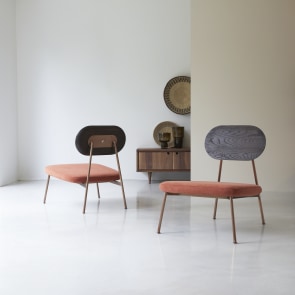 Yutapi - Sienna lage massief eiken fauteuil