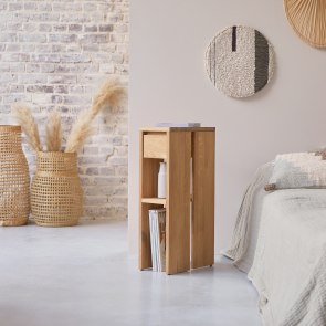 Eden - Solid oak Bedside table