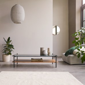 Edit - Solid acacia and marble coffee table