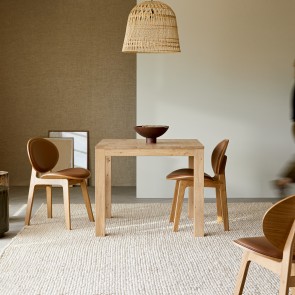 Eden - Solid oak dining table for 2–4 people