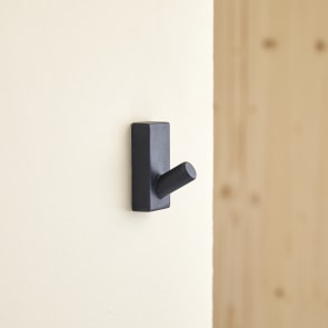 Sara - Terrazzo Wall Hook, Black