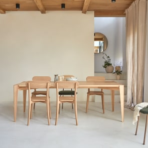 Paulin - Solid French Olive Ash Table for 6 to 8 people