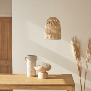 Nani - Lampada a sospensione in rattan 28