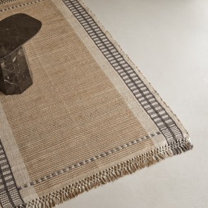 Sohane - Tapis en jute et coton 150x240 cm