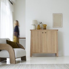 Volute - Solid oak console table