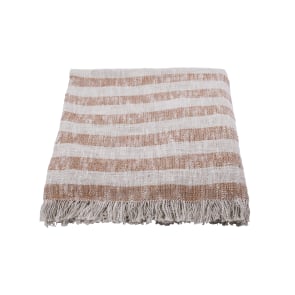 Fold - Katoenen plaid, natuurlijk