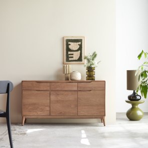 Gabrielle - Sideboard aus massivem Mangoholz, 150 cm