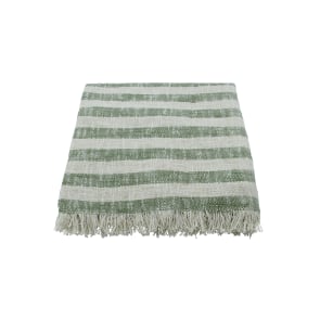 Fold - Plaid in cotone, verde