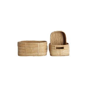 Chaka - 3er-Set Körbe aus Rattan
