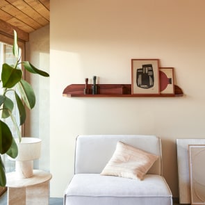 Jade - Etagère murale en palissandre massif 140 cm