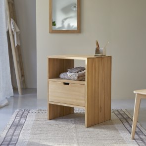 Kwarto - Meuble de rangement en teck massif 60 cm