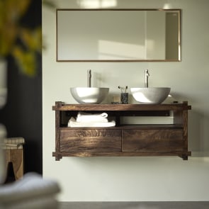 Arko - Solid mango wood basin unit 120 cm