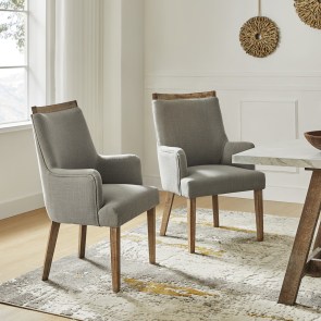Nola - Chairs Solid Wood Farmhouse Dining Chairs (Set of 2)
