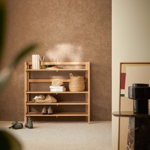 Esmée - Tall hallway console table in solid oak D. 35 cm