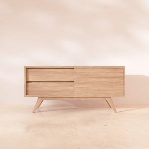 Esmée - Massief eiken tv-meubel 130 cm