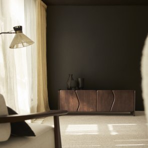 Noé - Meuble TV en manguier massif 160 cm