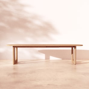 Mattia - Table extensible en chêne massif 8-14 pers.