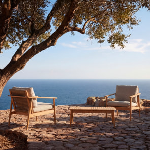 Daniela - Gartenmöbel aus massivem Akazienholz 2 Sitzplätze