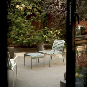 Gaby - Salon de jardin 2 places en métal vert