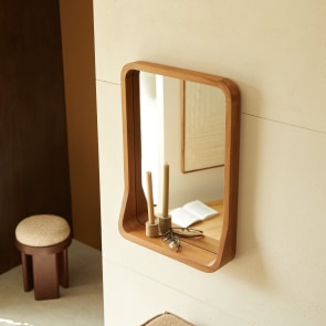 Maud - Miroir en mindi 70x51 cm