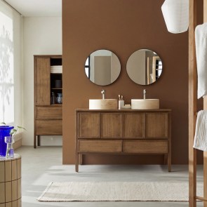 Jane - Mueble lavamanos de mango macizo 120 cm