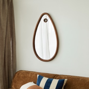 Ovo - Mirror in mindi, 92 x 55 cm