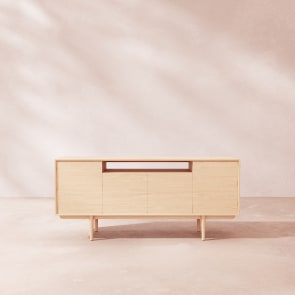Elllie - Sideboard in solid oak, 180 cm