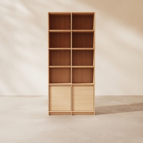 Aliette - Bibliothèque en chêne