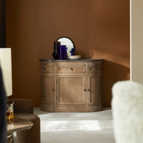 Louise - Sideboard aus Eiche und Stein 110 cm