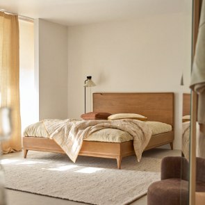 Gabrielle - Letto in legno di mango massello 160x200 cm