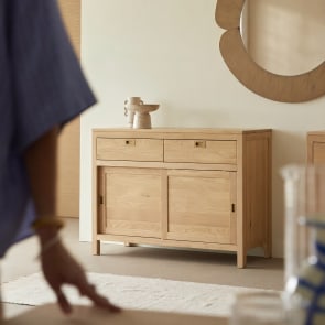 Heidi - Buffet e credenza in rovere massello 110 cm