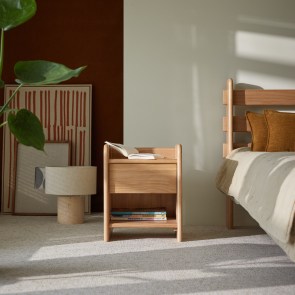 Alfie - Solid pine bedside table
