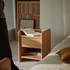 Alfie - Nachttisch aus massivem Kiefernholz