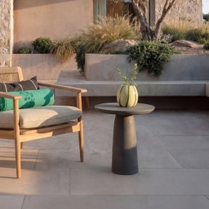 Miguel - Black cement side table